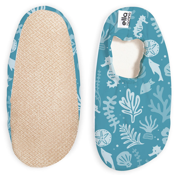 Non-Slip Sole, Unisex Baby, Children's Sea Shoes, Pool Booties, Seahorse - The Baby Penguin