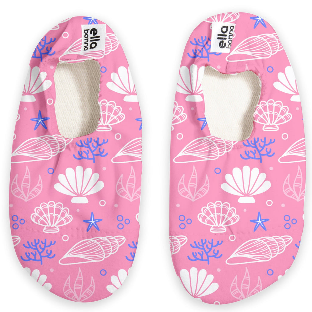 Non-Slip Sole, Unisex Baby, Children's Sea Shoes, Pool Booties, Seashell - The Baby Penguin