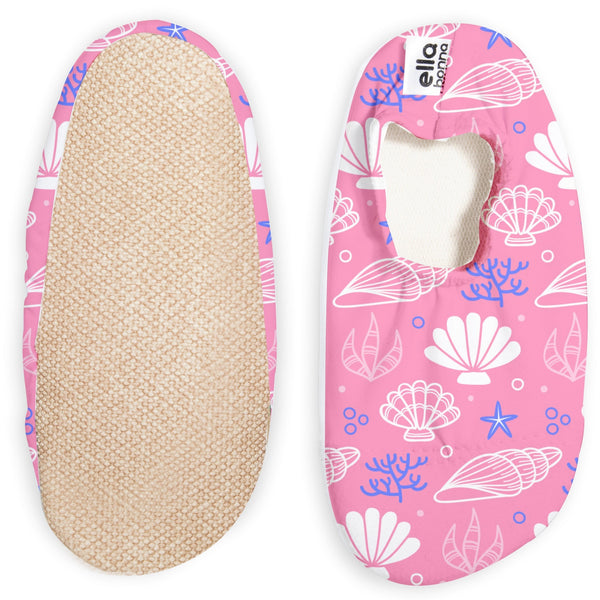 Non-Slip Sole, Unisex Baby, Children's Sea Shoes, Pool Booties, Seashell - The Baby Penguin