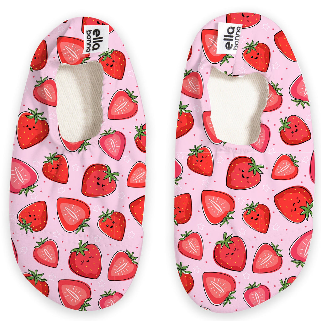 Non-Slip Sole, Unisex Baby, Children's Sea Shoes, Pool Booties, Srawberry - The Baby Penguin