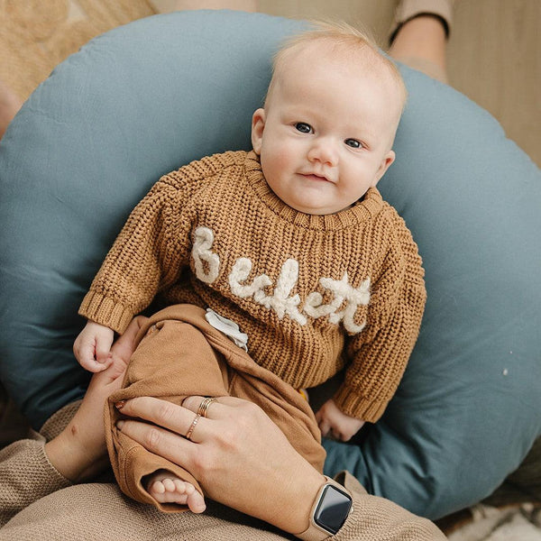 Nursing Pillow Cover - Bluejay - The Baby Penguin