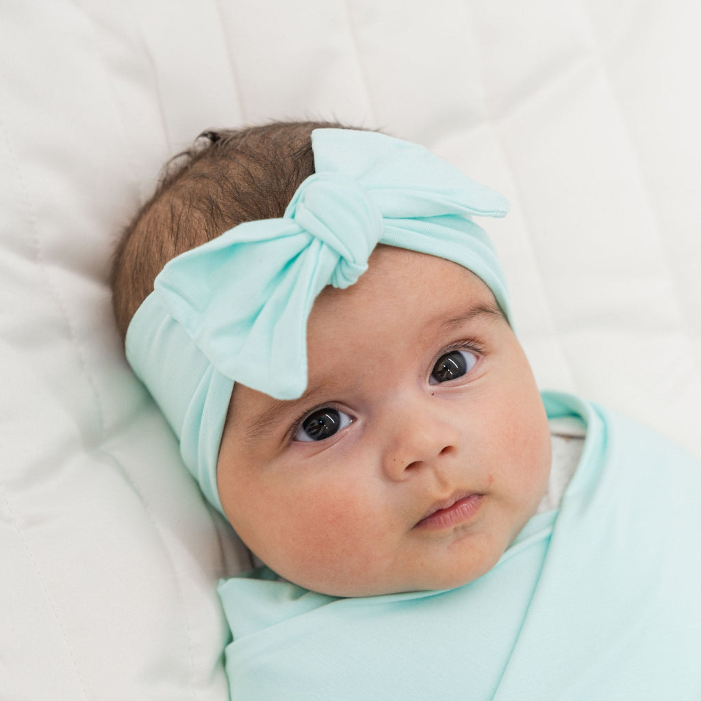 Ocean Breeze Bow Headband - The Baby Penguin