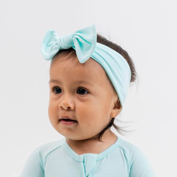 Ocean Breeze Bow Headband - The Baby Penguin