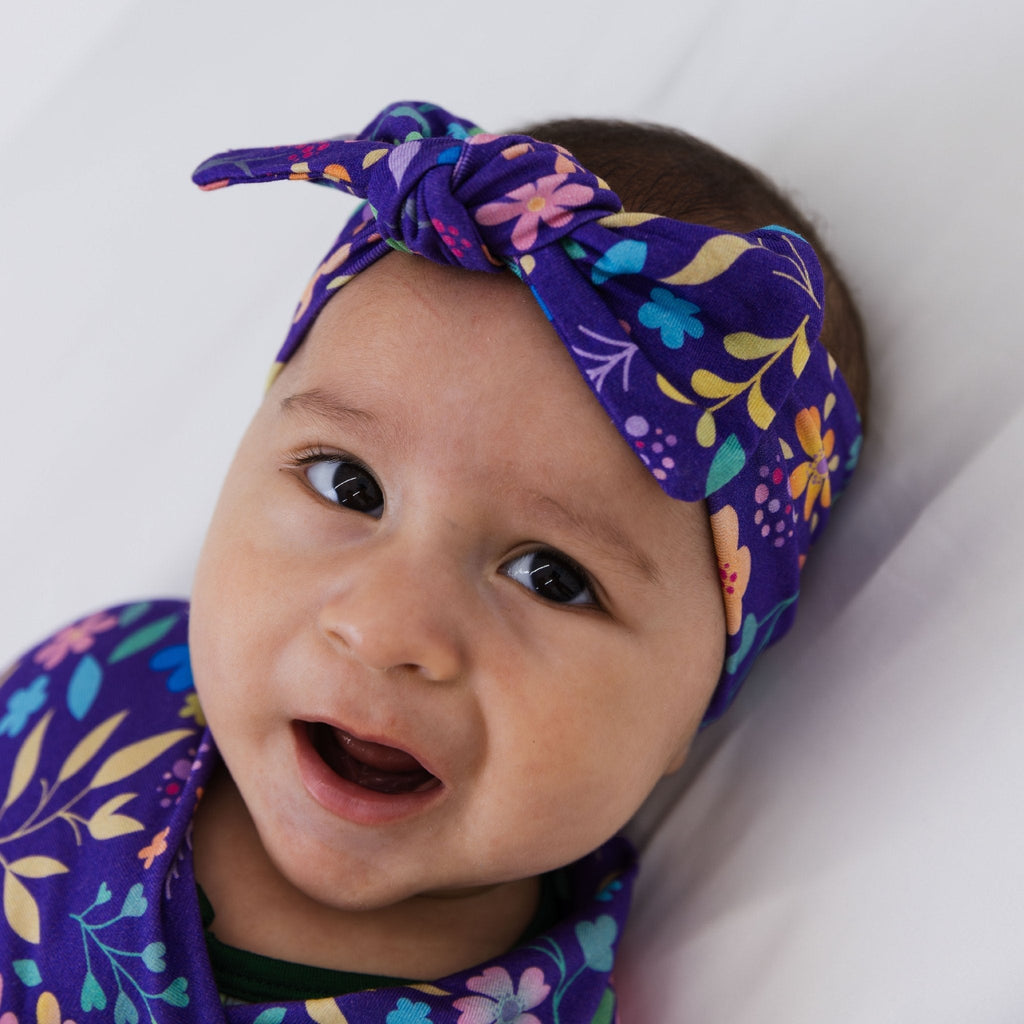 Orchid Gardens Bow Headband - The Baby Penguin