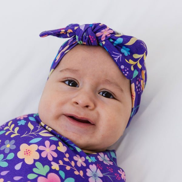 Orchid Gardens Bow Headband - The Baby Penguin