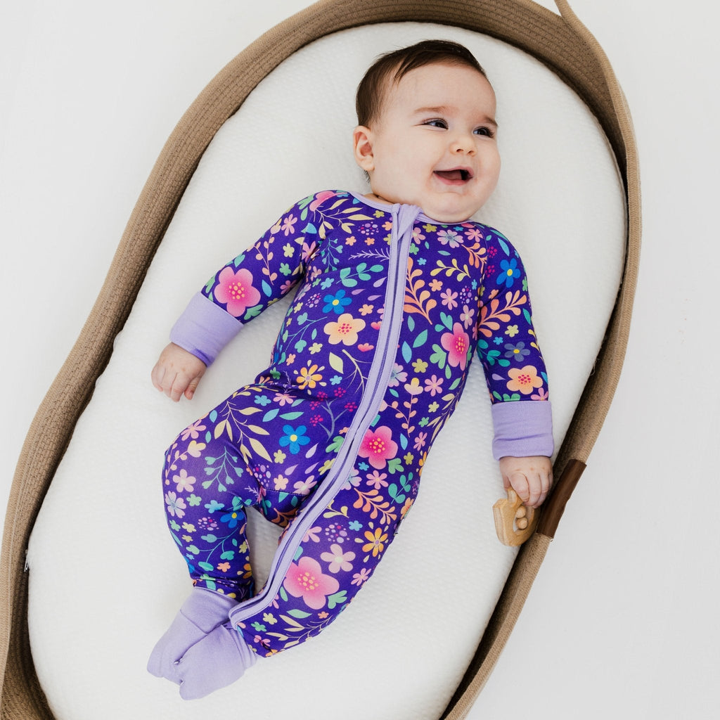 Orchid Gardens Convertible Romper - The Baby Penguin