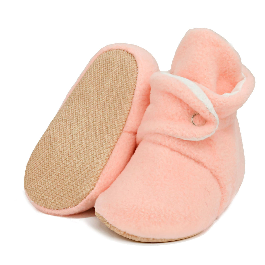 Organic Baby Booties, Newborn Booties Basic, Pudra - The Baby Penguin