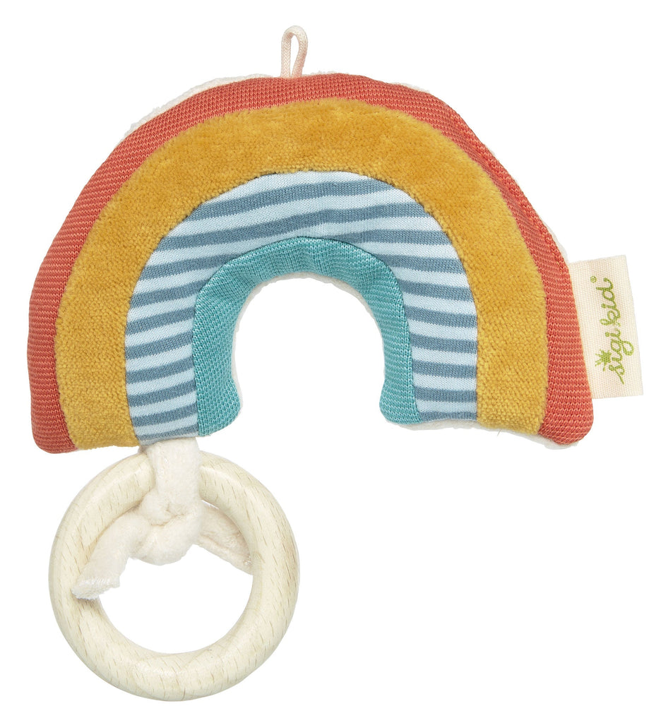 Organic Rainbow Rattle | Organic Toys | The Baby Penguin