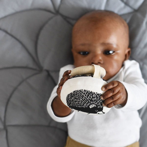 Organic Teether - Hedgehog - The Baby Penguin