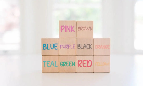 Paint Palette Blocks | Made in the USA | Wooden Blocks | The Baby Penguin