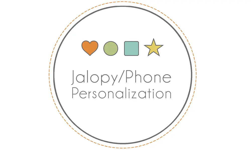 Personalization - Jalopy or Phone | Made in the USA | PERSONALIZATION | The Baby Penguin