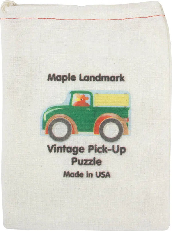 Pick-Up Truck Jigsaw Puzzle | Sustainable Toy | USA Made