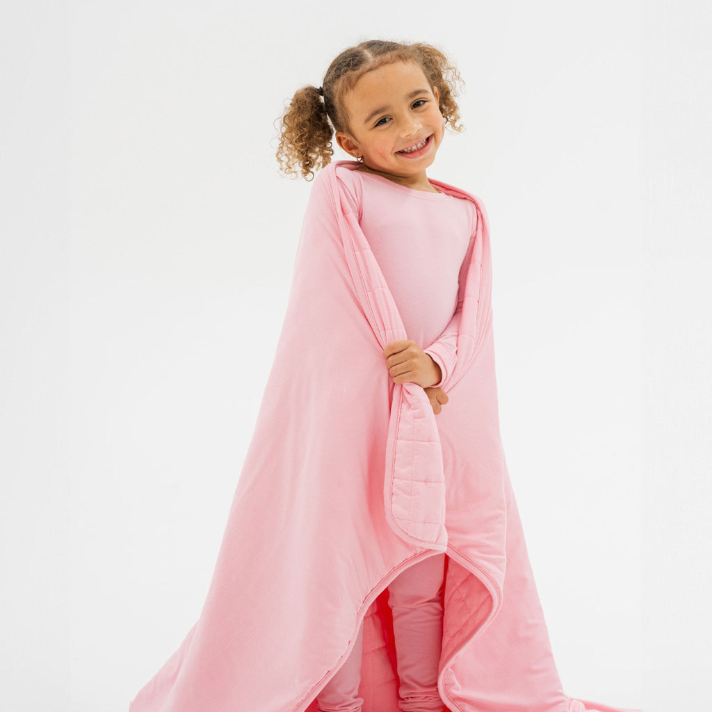 Pink Blossom Blanket - The Baby Penguin