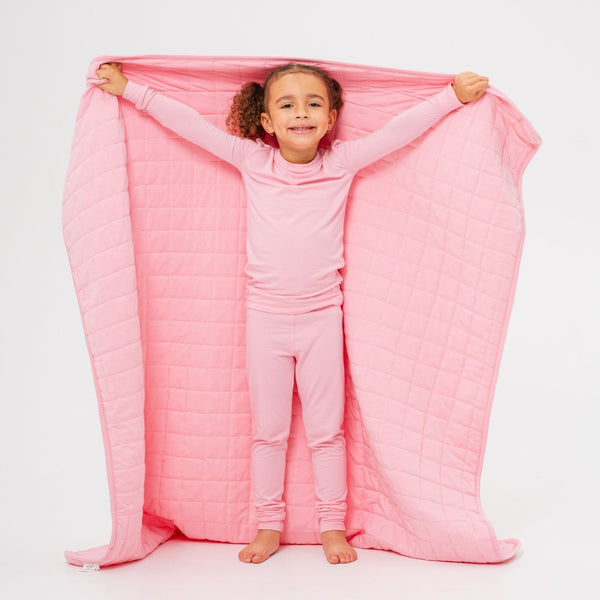 Pink Blossom Blanket - The Baby Penguin