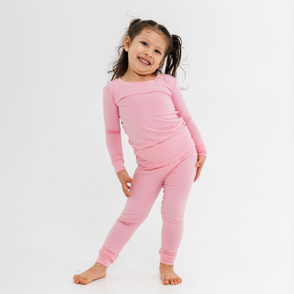 Pink Blossom Long Sleeve Pajamas - The Baby Penguin