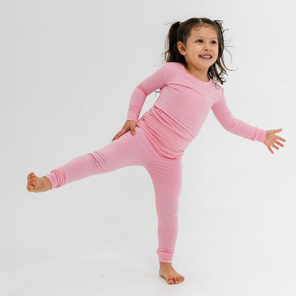 Pink Blossom Long Sleeve Pajamas - The Baby Penguin