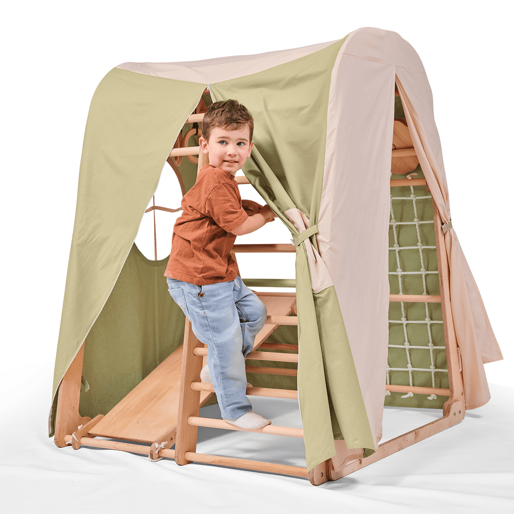 Play Tent Cover for Indoor Wooden Playground - The Baby Penguin