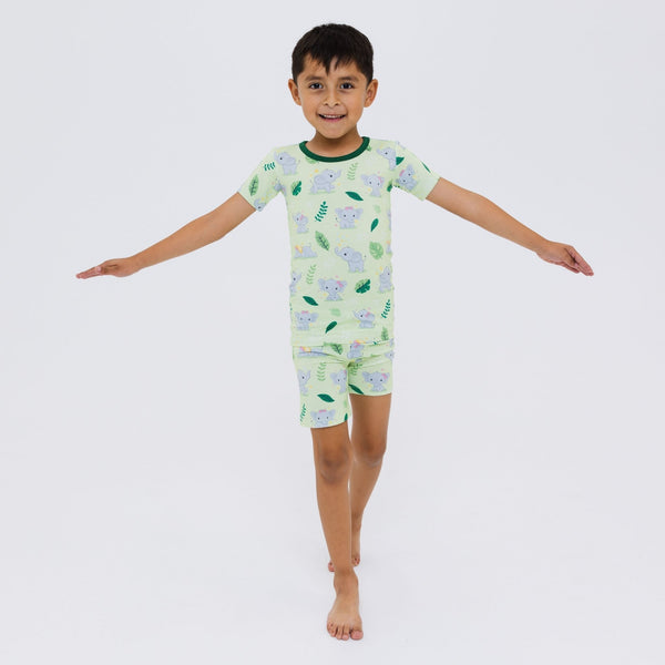 Playfully Strong Short Sleeve Pajamas - The Baby Penguin