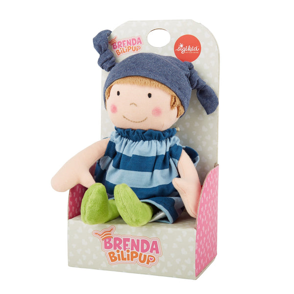Plush Doll with Blue Outfit | Dolls & Finger Puppets | The Baby Penguin