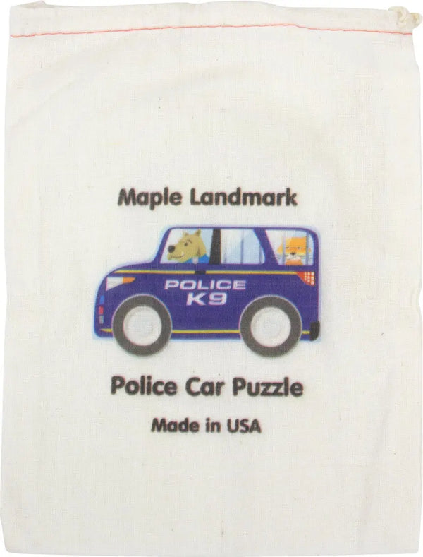 Police Car Jigsaw Puzzle | Sustainable Toy | USA Made
