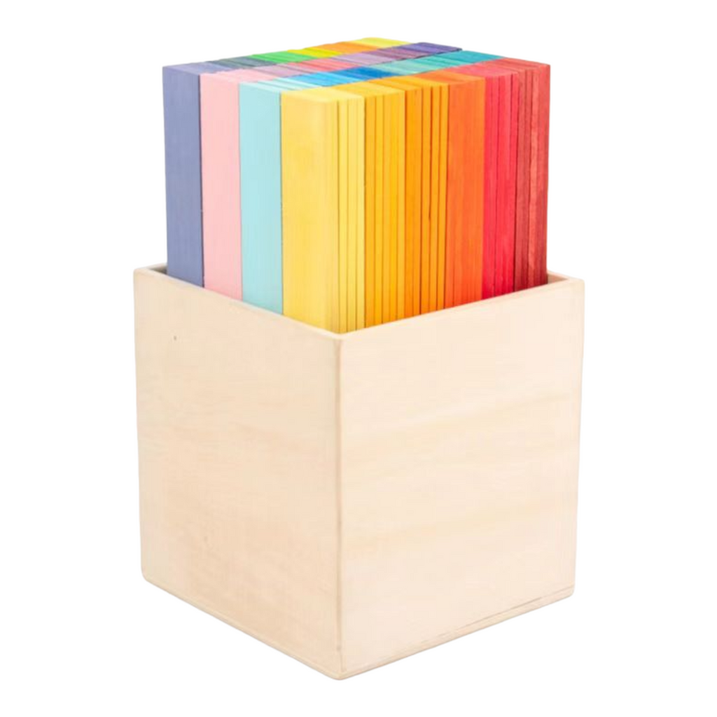 **Pre-order (Ships in 2-3 Weeks)**120 Pcs STAINED Leonardo Building Sticks - Da Vinci's Bridge |  | The Baby Penguin