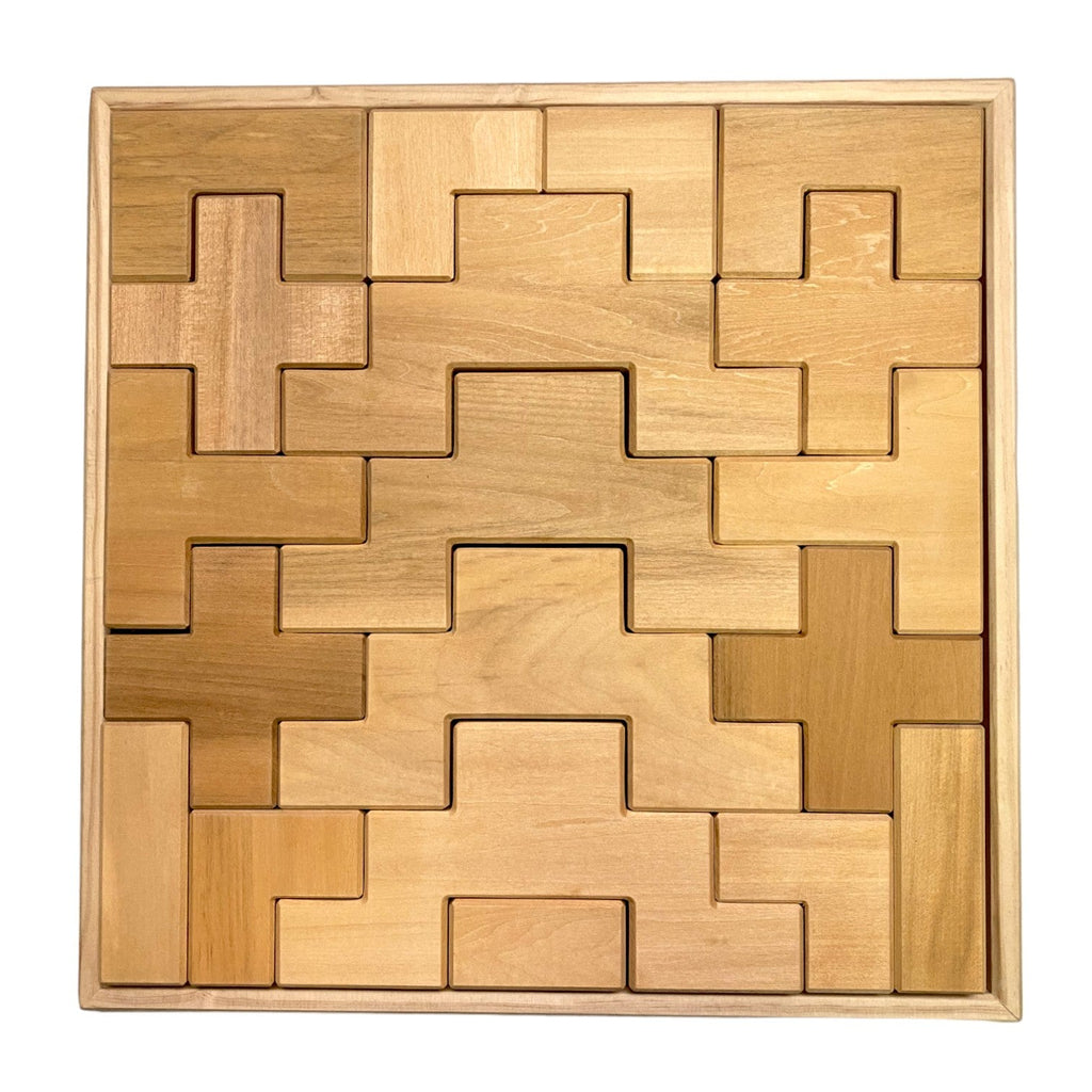 **Pre-order (Ships in 2-3 Weeks)**19 Pcs Wooden Stairway Building Blocks Set |  | The Baby Penguin