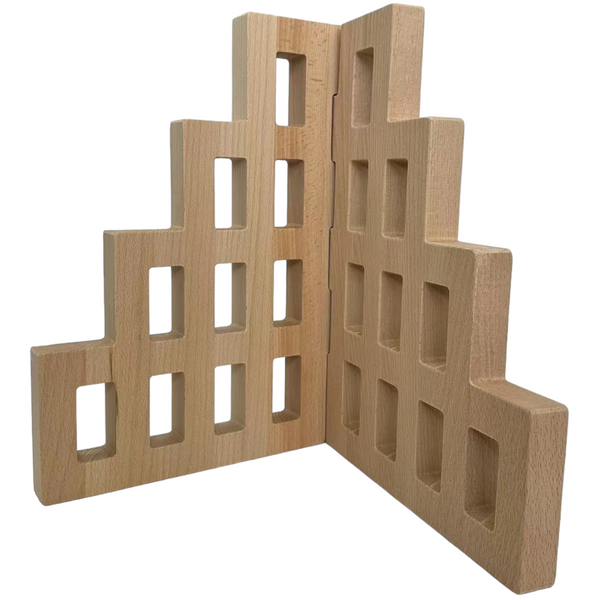 **Pre-order (Ships in 2-3 Weeks)**2 Pcs Wooden Skyline Window Building Set ONLY |  | The Baby Penguin