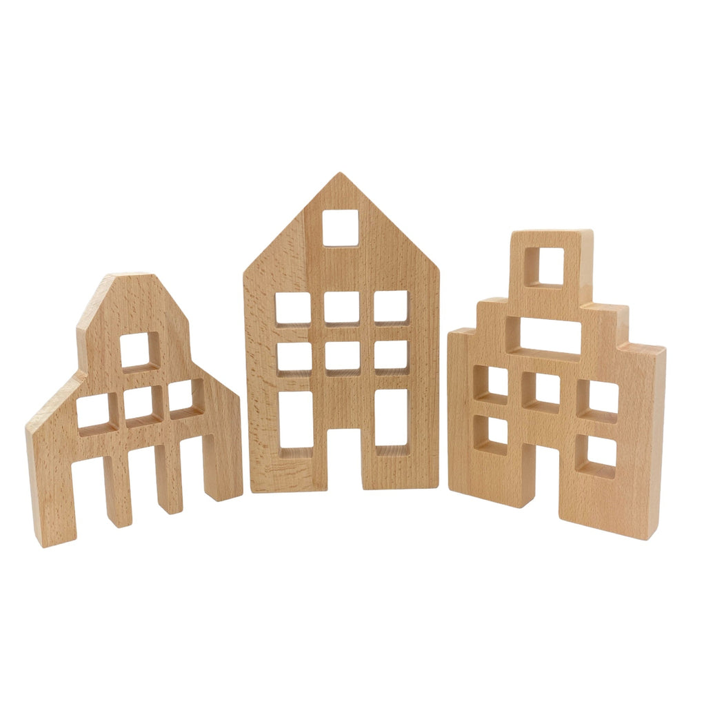 **Pre-order (Ships in 2-3 Weeks)**3 Pcs Wooden Window Houses ONLY |  | The Baby Penguin