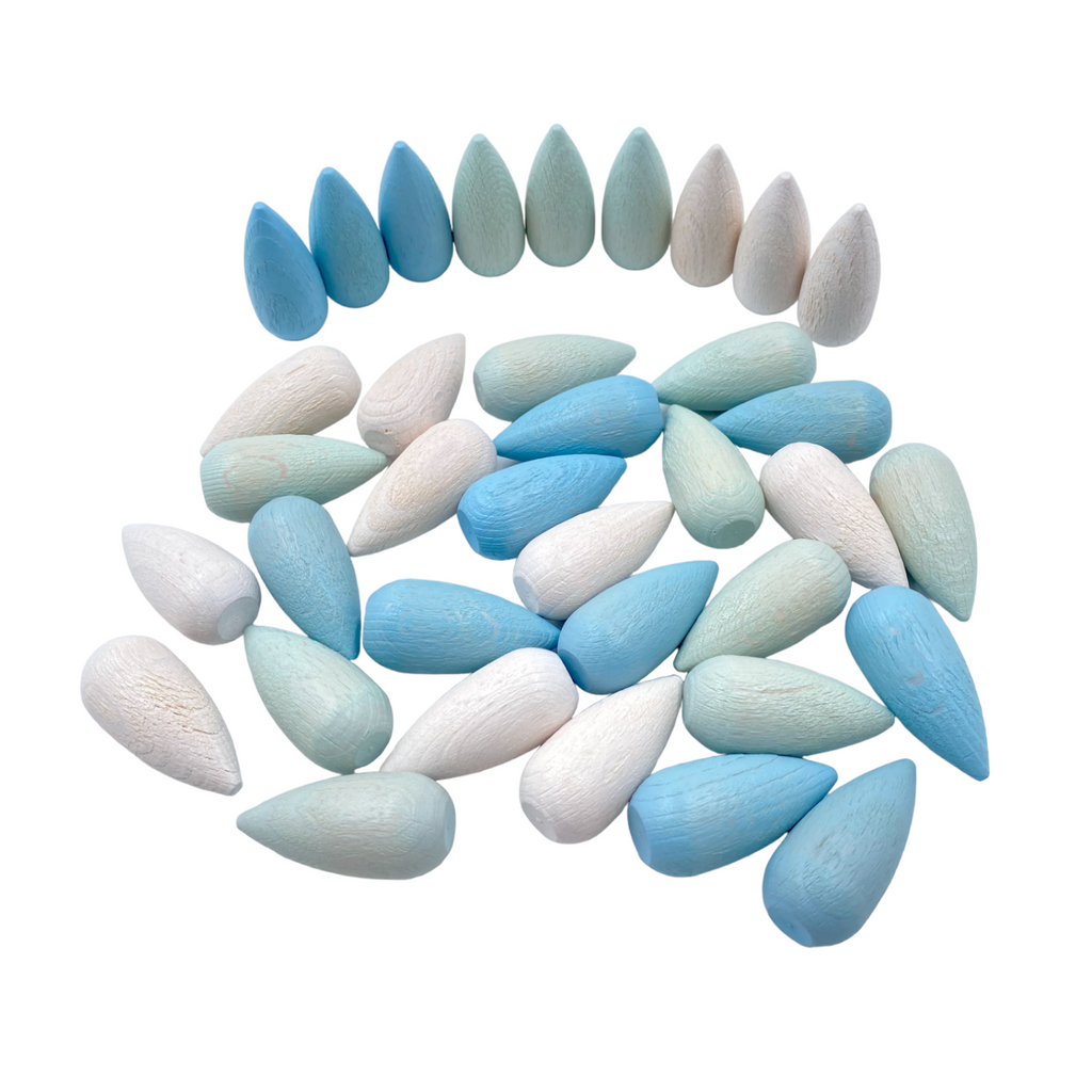 **Pre-order (Ships in 2-3 Weeks)**36 Pieces Wooden Mandala Snowflakes |  | The Baby Penguin