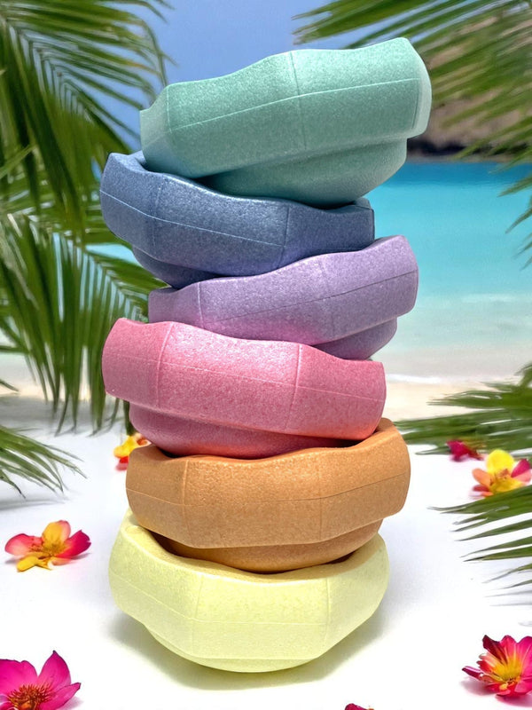 **Pre-order (Ships in 2-3 Weeks)**6 Pieces Pastel Rainbow Stepping Stones Set |  | The Baby Penguin