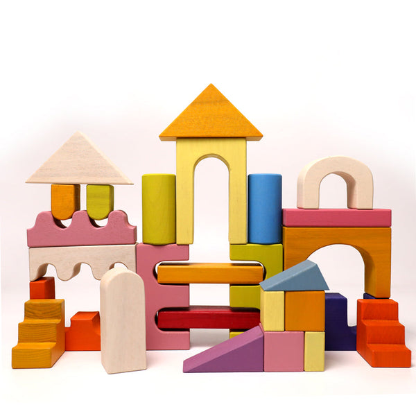 **Pre-order (Ships in 2-3 Weeks)**62 Pcs STAINED Large Castle Building Blocks Set | toys | The Baby Penguin