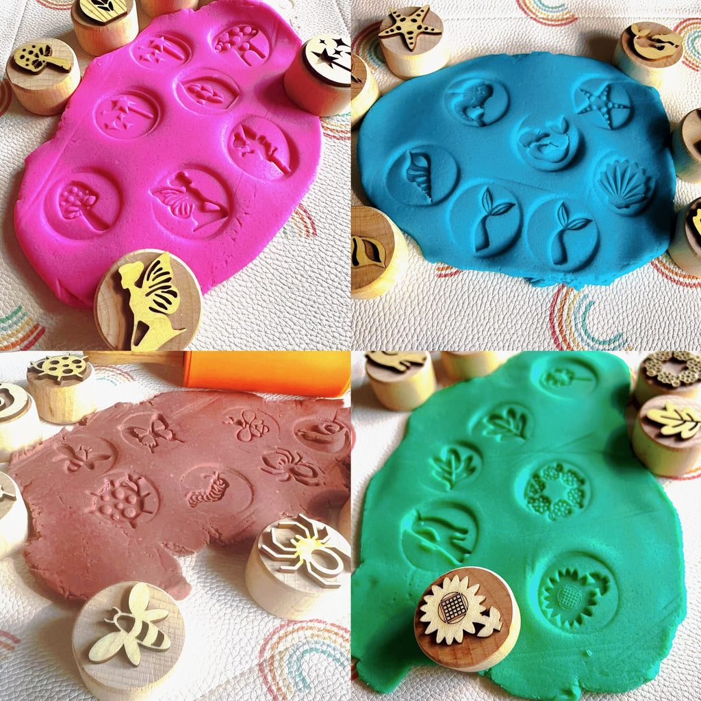 **Pre-order (Ships in 3-4 Weeks)**Wooden Playdough Stampers Set |  | The Baby Penguin