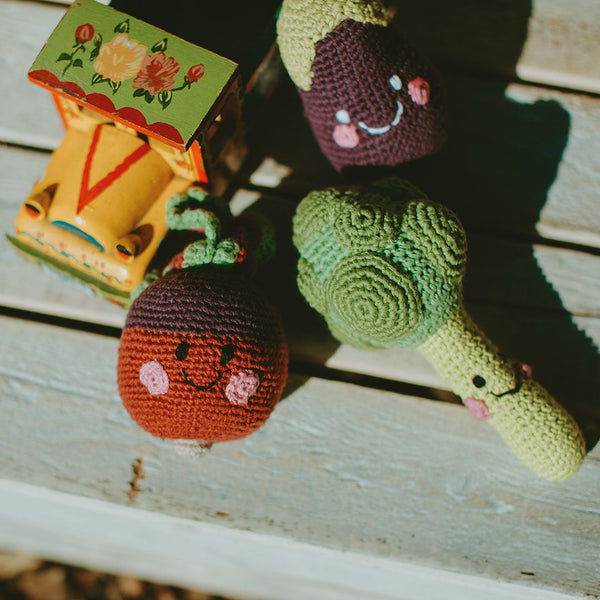 Pretend Play Food Rattle -  Broccoli | Rattle | The Baby Penguin