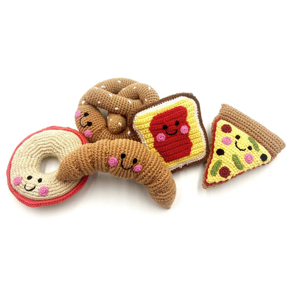 Pretend Play Food Rattle - Jammy Toast |  | The Baby Penguin