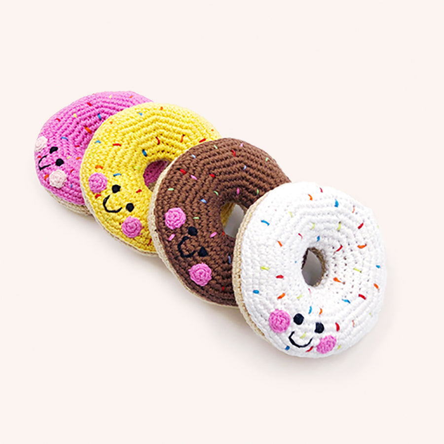 Pretend Play Food Rattle -  Plush Donut |  | The Baby Penguin