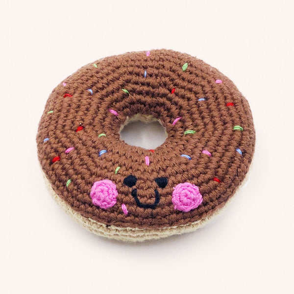 Pretend Play Food Rattle -  Plush Donut |  | The Baby Penguin