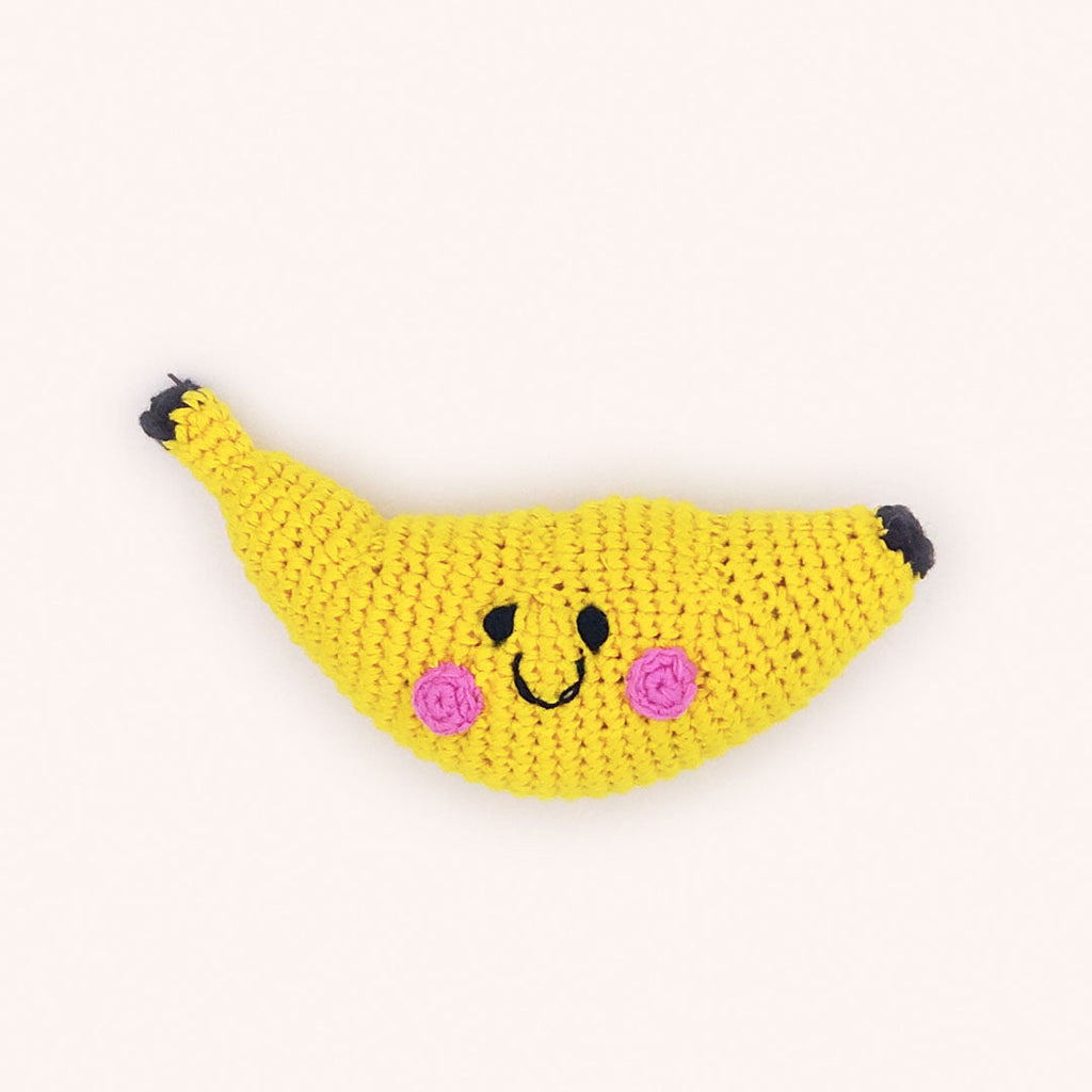Pretend Play Food Rattle - Yellow Banana |  | The Baby Penguin