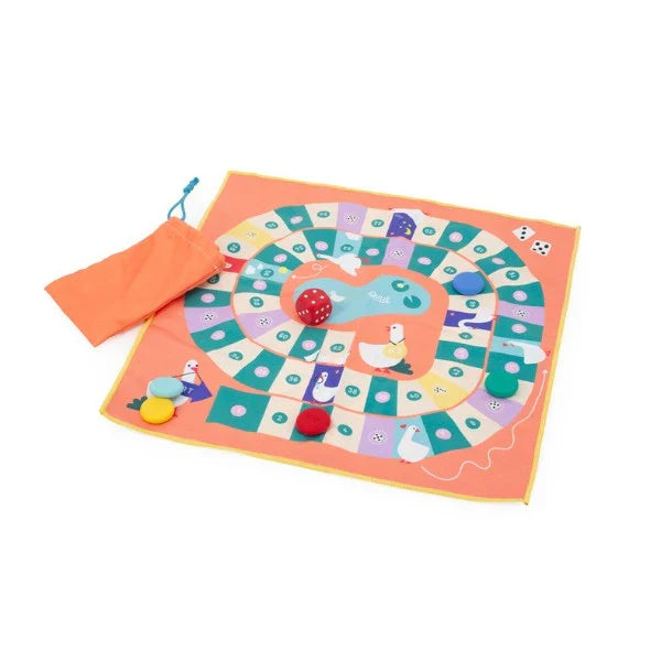 Quut Travel Games – Snakes & Ladders & Game of the Goose for Kids