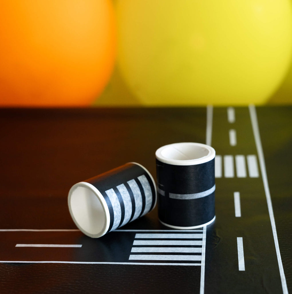 Race Car Party Favors: 10-pack Road Tape "Fast Shipping!" - The Baby Penguin