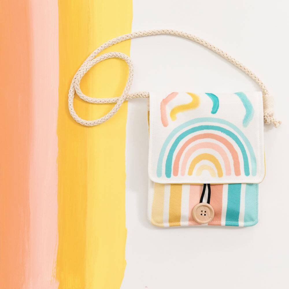 Rainbow Purse with Crayons: "Perfect For Art On The Go!" - The Baby Penguin