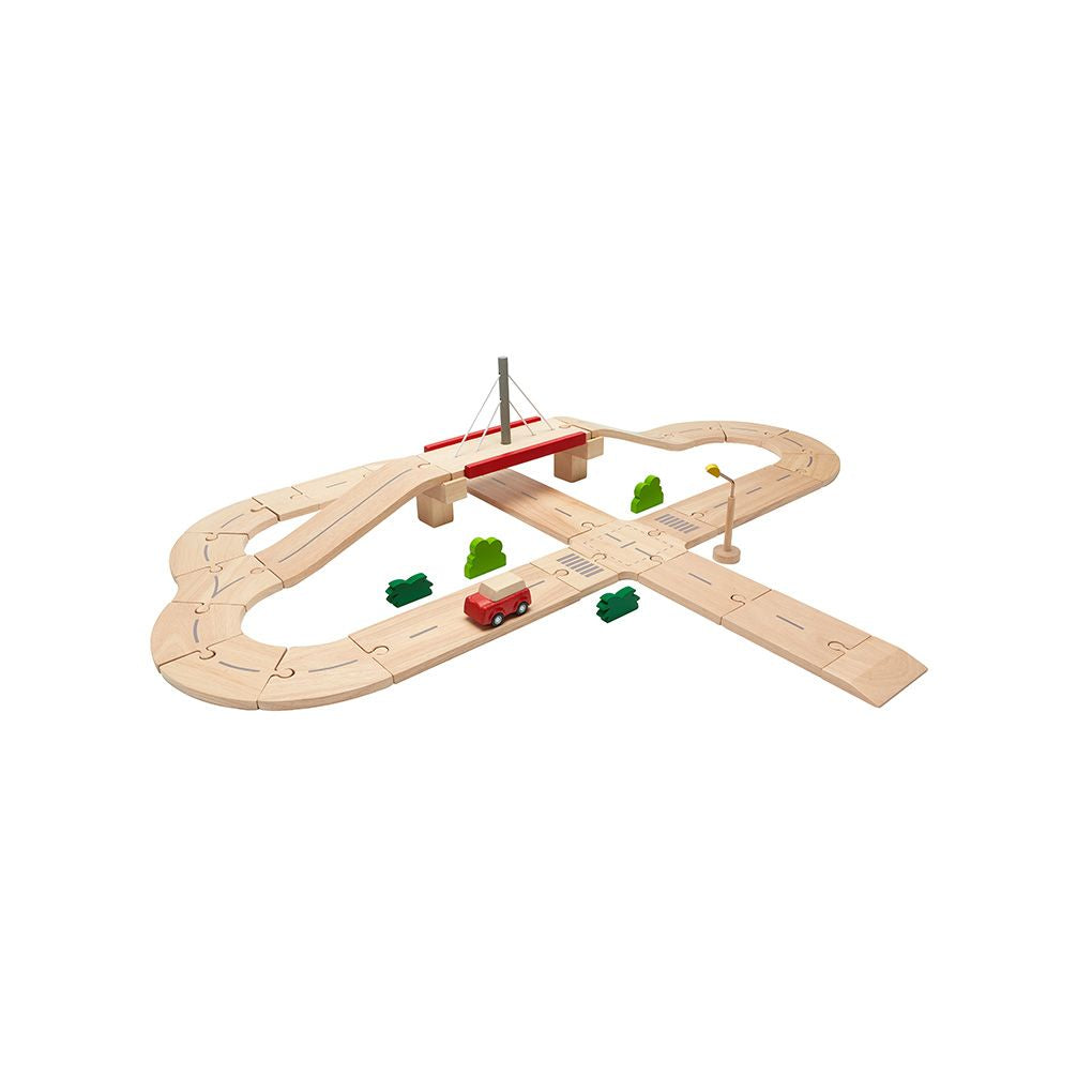 Road System - Top Sustainable Toy - PlanToys USA - The Baby Penguin