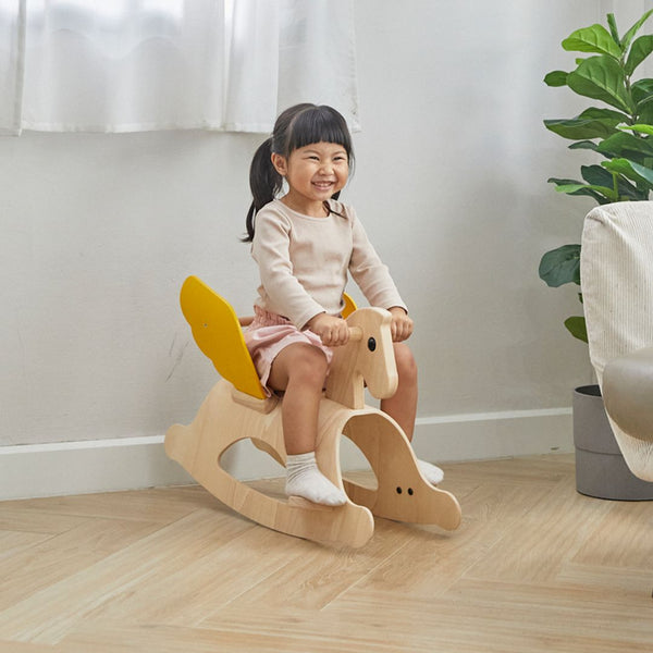 Rocking Pegasus - Top Sustainable Toy - PlanToys USA - The Baby Penguin