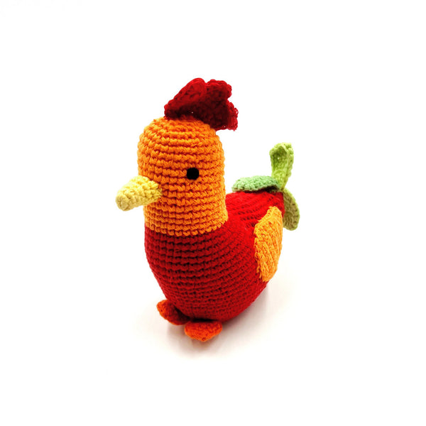 Farm Animal - Red Rooster Rattle | Rattle | The Baby Penguin