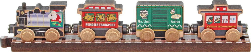 Santa Train Car Set | Made in the USA | NameTrains Maple Landmark