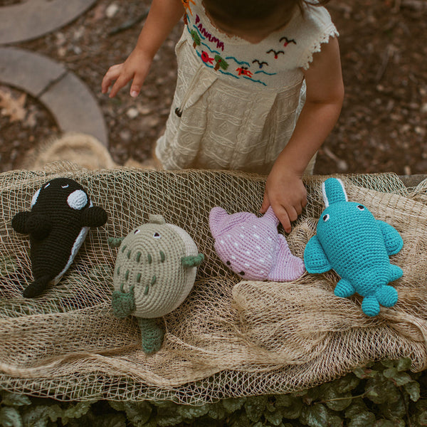 Beach Baby Toy - Stingray Rattle | Rattle | The Baby Penguin