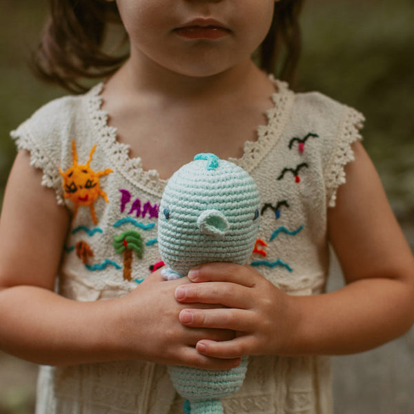 Beach Baby Toy - Seahorse Rattle