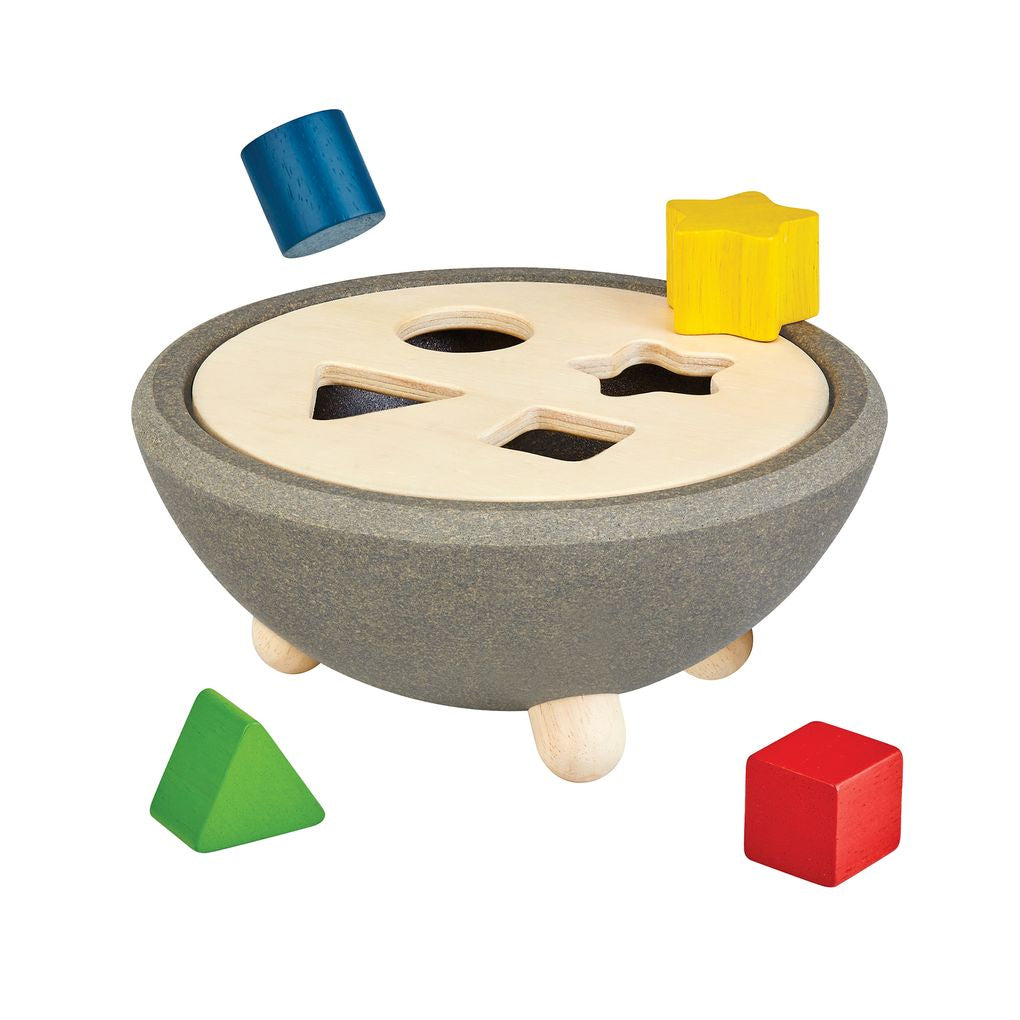 Shape Sorting Bowl - Top Sustainable Toy - PlanToys USA