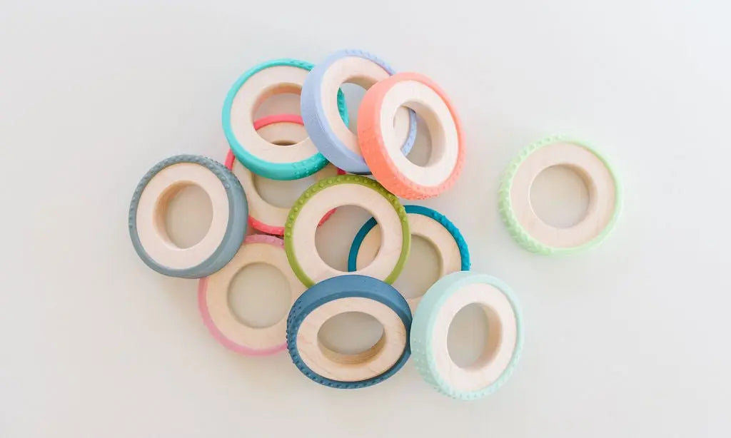 Silicone Wrapped Teether | Made in the USA | Pacifiers & Teethers | The Baby Penguin