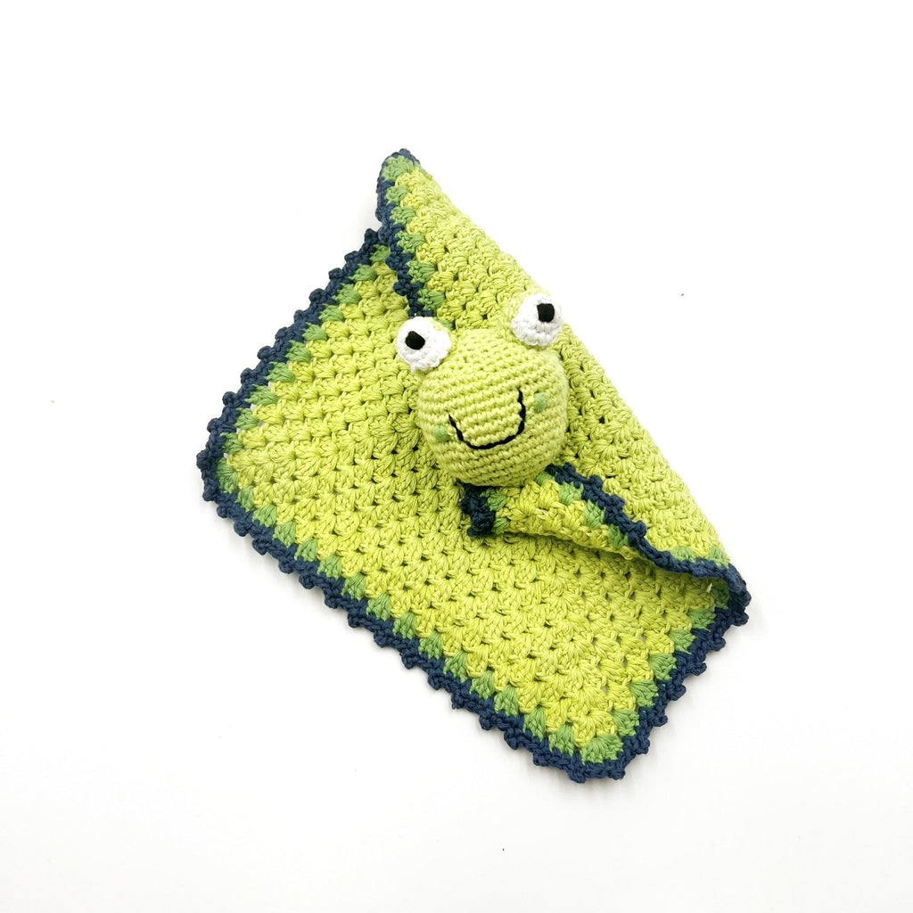 Sleepy Frog Lovey - Organic Cotton Soother | Lovey blanket toy | The Baby Penguin