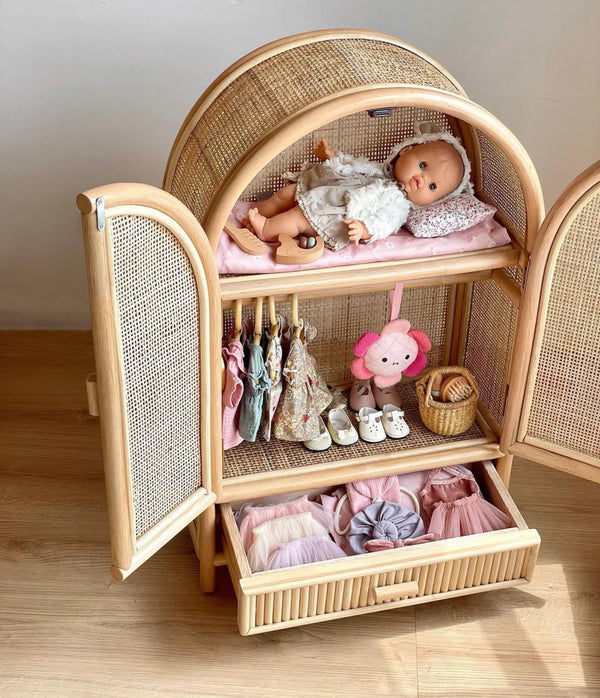 Sloane Doll Cabinet | Doll Accessories Ellie & Becks Co.